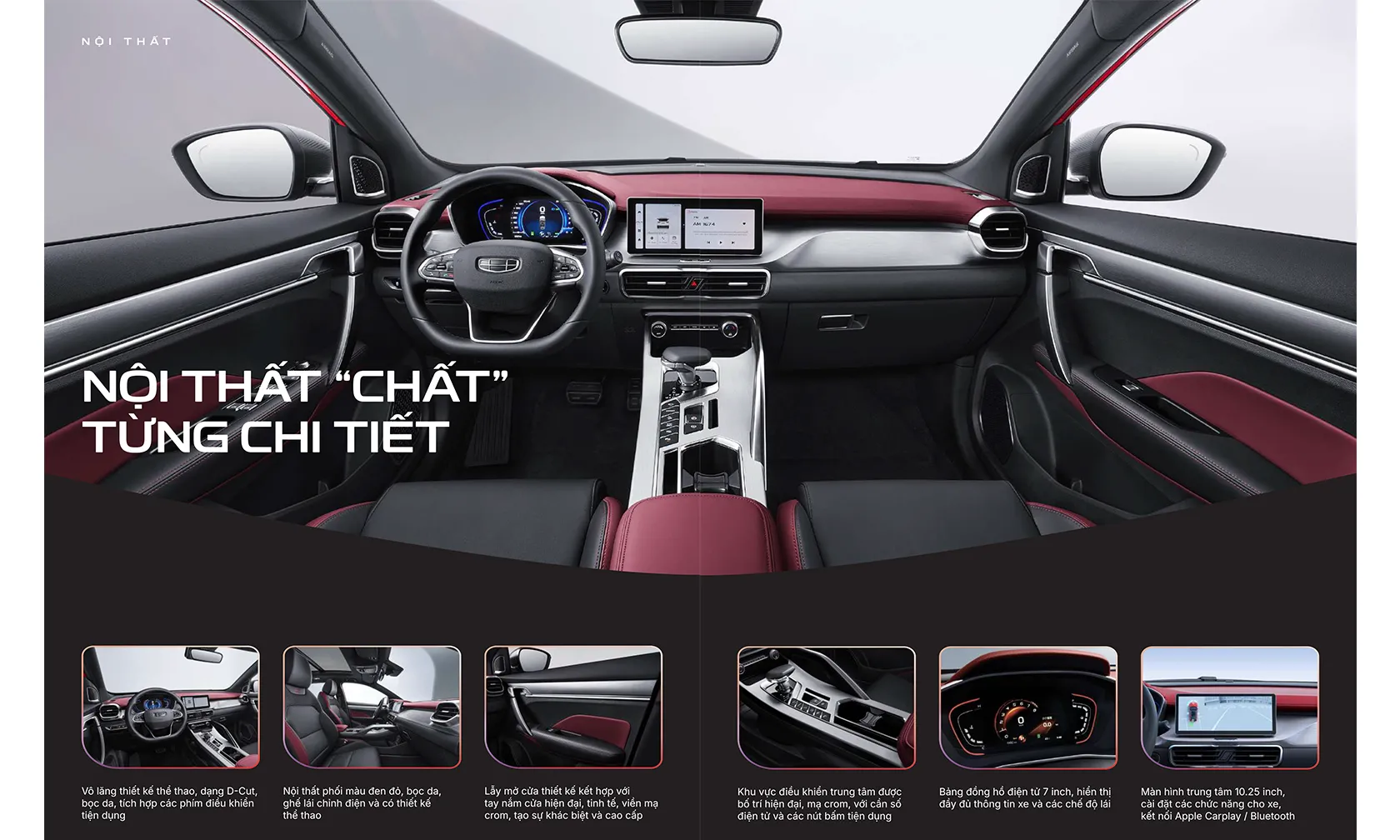 KHoong gian nooij that Geely Coolray